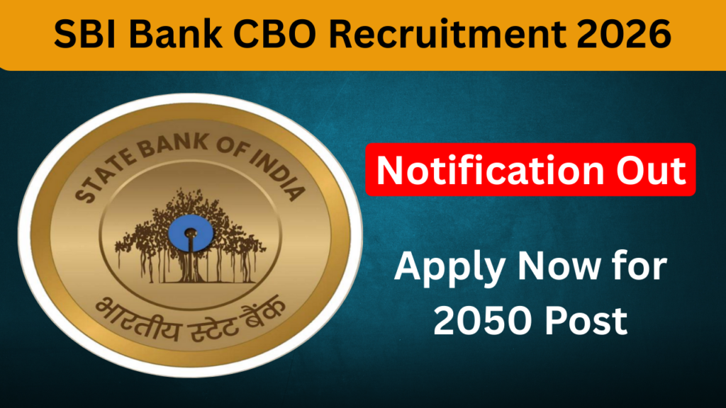 SBI Bank CBO Recruitment 2026