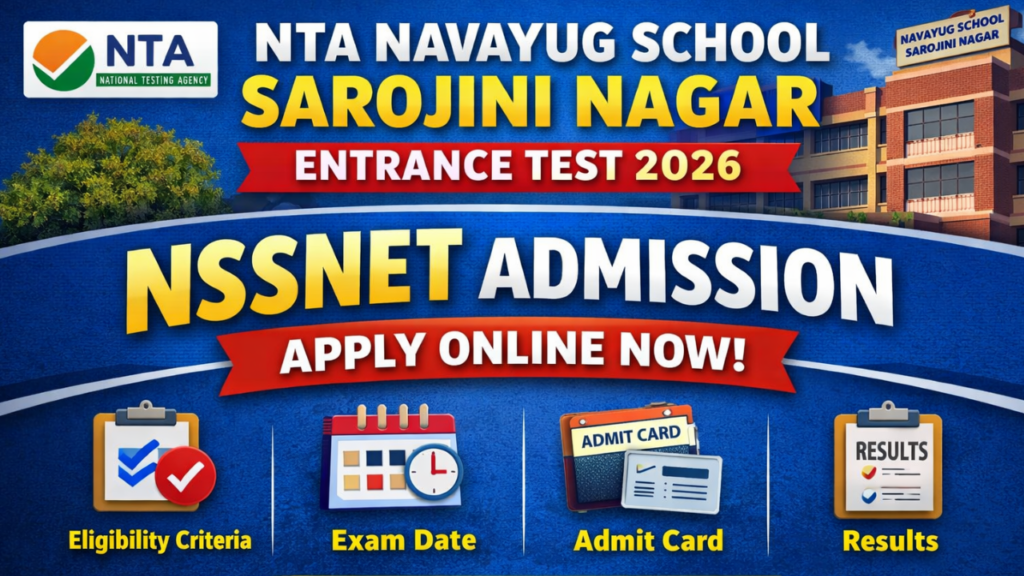 NTA NSSNET Admissions 2026