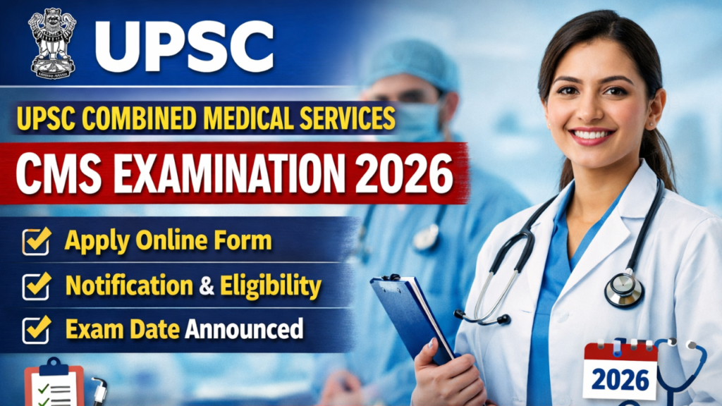 UPSC CMSE 2026 Online Form